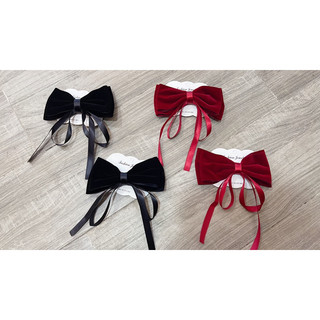 Kẹp nơ nhung dây lụa siêu xinh❤️freeship❤️dễ sử dụng