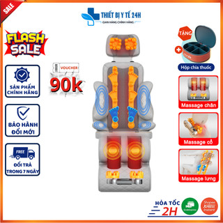 Đệm massage toàn thân misuko - mát xa 3d chuyên sâu cho lưng, cổ vai gáy
