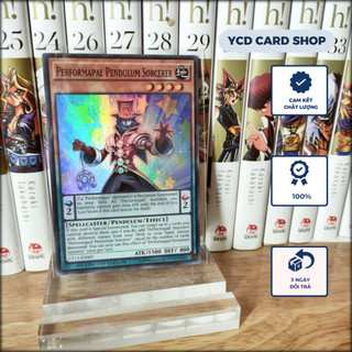 Thẻ bài yugioh chính hãng Performapal Pendulum Sorcerer – Super Rare