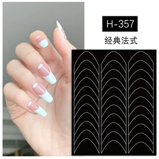 Sticker dán móng dặm ombre , fen đầu móng nail