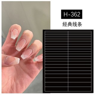 Sticker dán móng dặm ombre , fen đầu móng nail