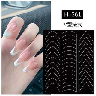 Sticker dán móng dặm ombre , fen đầu móng nail