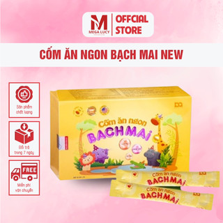 Cốm ăn ngon bạch mai new tăng cân cho bé, giúp bé ăn ngon tăng hấp thu dinh dưỡng chính hãng hộp 30 gói