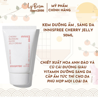 [CÓ BILL HÀN] Kem Dưỡng Thuần Chay Innisfree Jeju Cherry Blossom Jelly Cream 50ml