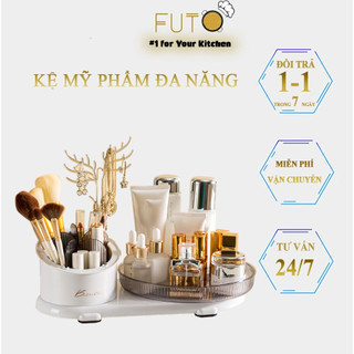 Khay để mỹ phẩm- giá để cọ trang điểm đa năng, hộp để cọ tiện lợi