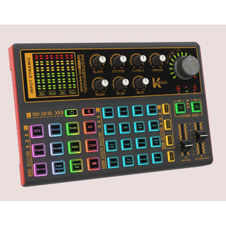 Sound Card Thu Âm Livestream Auto Tun K300-Thế Hệ Mới Kèm dây live-lấy nhạc