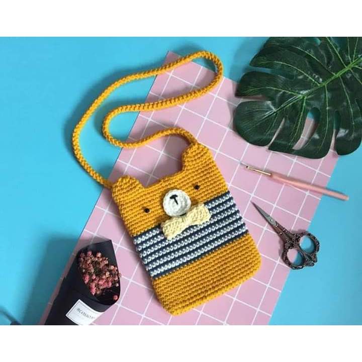 Sợi thô lõi đen dùng móc túi xách, nón, giày dép được chọn màu