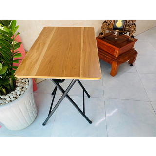  Bàn gấp chân cao 73cm sơn tĩnh điện siêu bền Bàn học làm từ gỗ MDF phủ malamine chống xước cao cấp 
