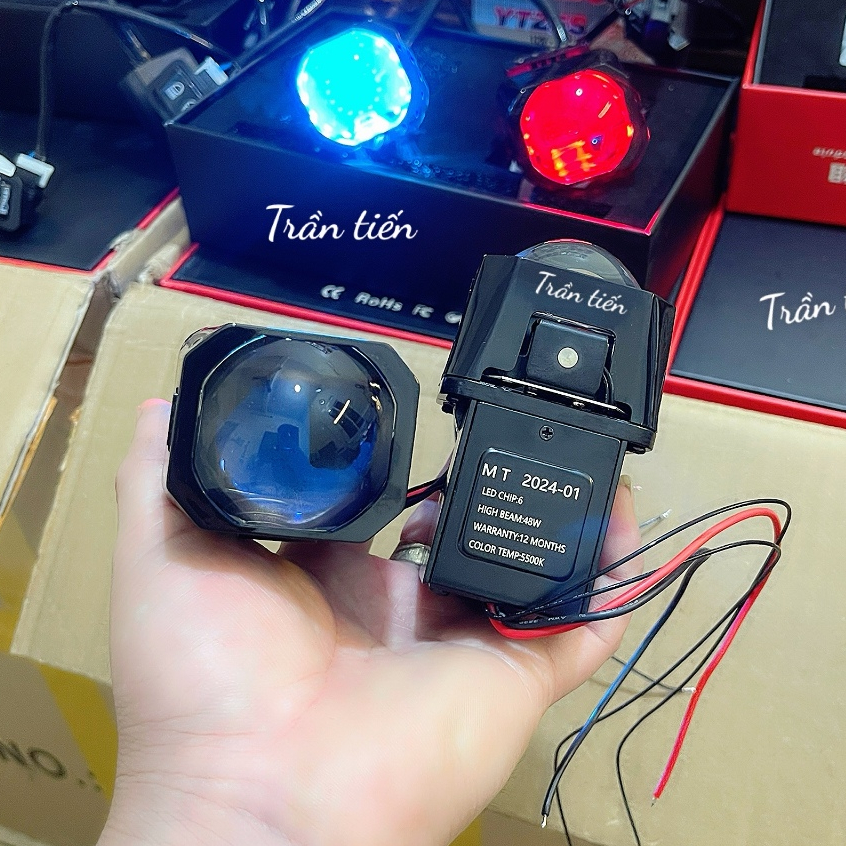 Bi LED 1.5 hàng chính hãng MT. lắp ô tô,xe máy KENZO