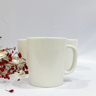 Ly trà, ly cafe, cốc sứ, ly sứ trắng có quai cầm