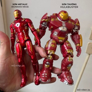 [18cm] MÔ hình đồ chơi cao cấp Iron Man robot Hulkbuster hulk buster figure Marvel Ironman Người sắt giá rẻ có đèn led