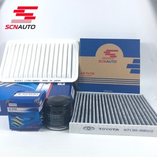 Combo 3 món lọc suzuki Ciaz lọc gió điều hòa than , lọc động cơ , lọc nhớt
