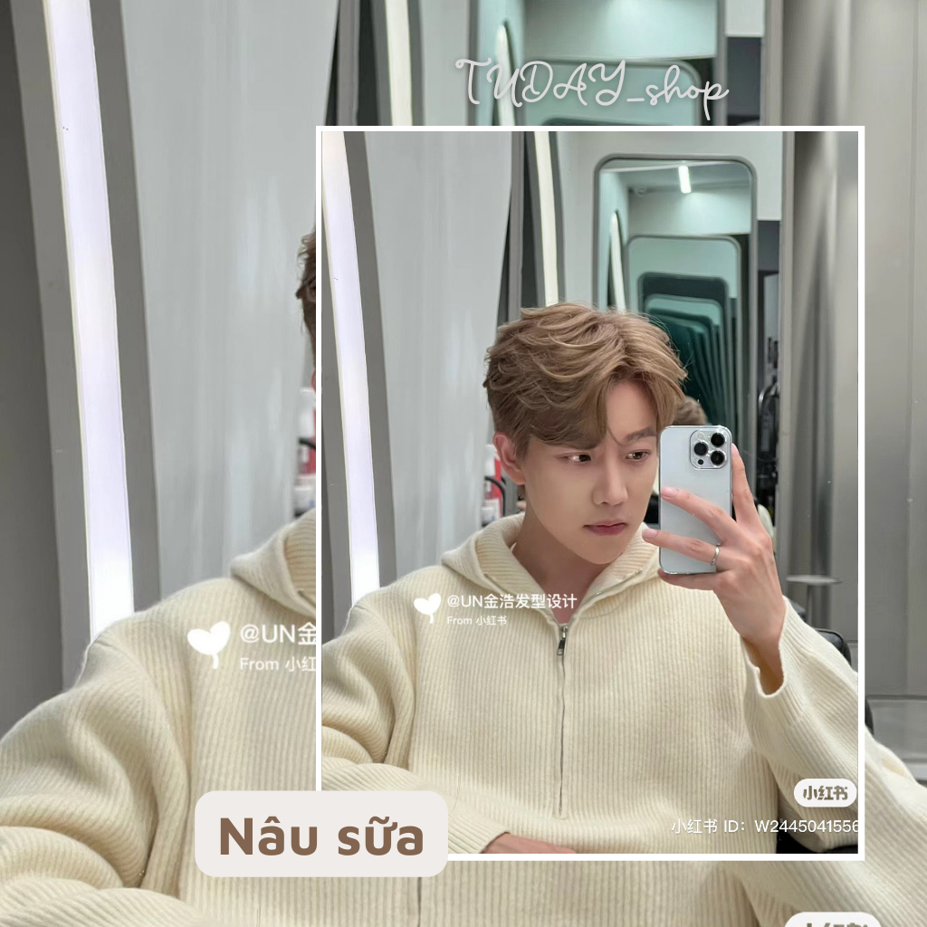 Thuốc Nhuộm Tóc Màu NÂU SỮA Nam | Tudayhair, Tudayhairs