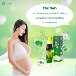 Dung Dịch Vệ Sinh Phụ Nữ Lagumi Trầu Không Tràm Trà Giúp Khử Mùi