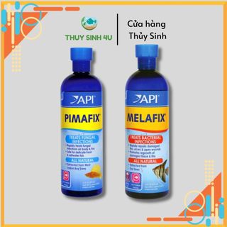 Combo API Melafix và Pimafix thần dược chữa nấm trắng cá cảnh