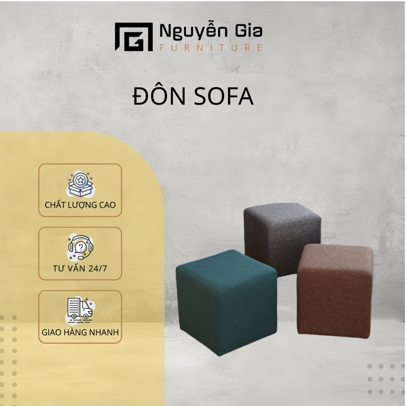 ghế đôn sofa, ghế decor cafe