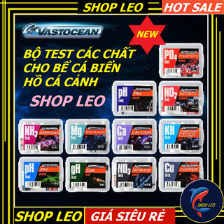 Bộ test kh,no3,po4,ca, mg,ph,no2, nh3,.. của vastocean-bộ test chất lượng nước cho bể nước mặn - hồ cá cảnh-shopleo