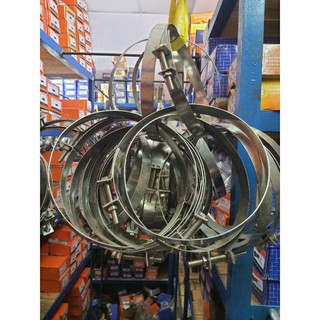Đai Siết Ống & Cổ Dê & Quai Nhê Tán Vặn Bu Lông -(size lớn) Chất Liệu Inox từ ( 150mm-500mm)
