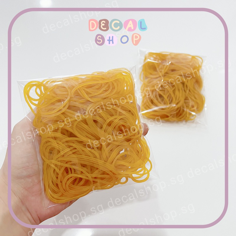 [1 bịch như hình] Dây Thun Vàng Cỡ Lớn