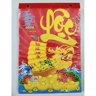 Bloc lịch lẻ/ lịch bloc treo tường xuân giáp thìn 2024- bloc trung - bloc đại - bloc lở