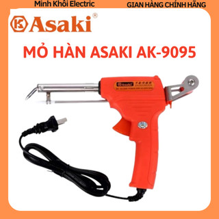 Mỏ hàn tự động đẩy thiếc Asaki AK-9095,mỏ hàn nhiệt 60w,mỏ hàn điện tử dạng súng,mỏ hàn chì,mỏ hàn thiếc,súng hàn chì