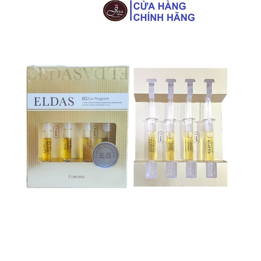 Serum Tế Bào Gốc Eldas EG Tox Program Coréana (2ml x 4 ống)