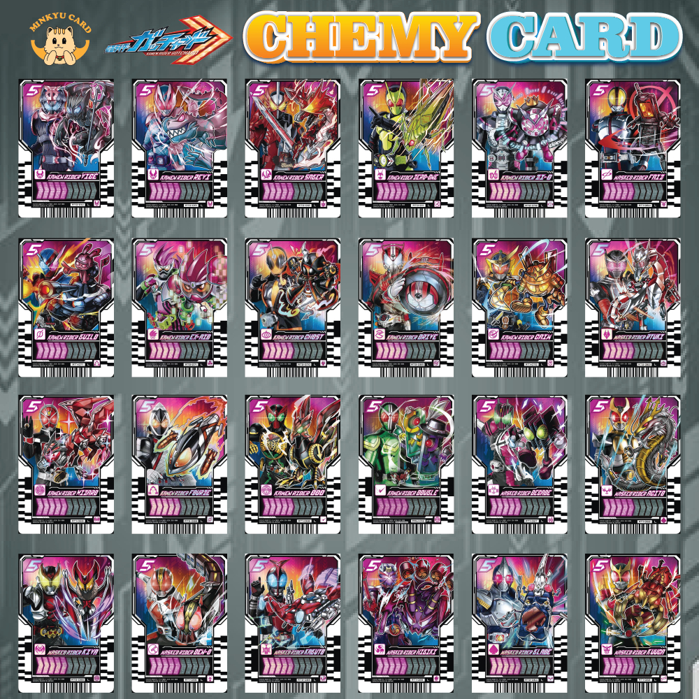 [CARD IN] Thẻ bài Kamen Rider Gotchard [Gotchard Chemy card] bộ COMBO Legend Rider