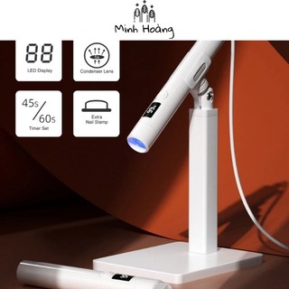 Đèn hơ sơn gel mini có chân đứng và màn hình hiển thị cao cấp