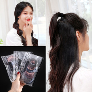 Dây buộc tóc mix nhiều màu set 100 chiếc