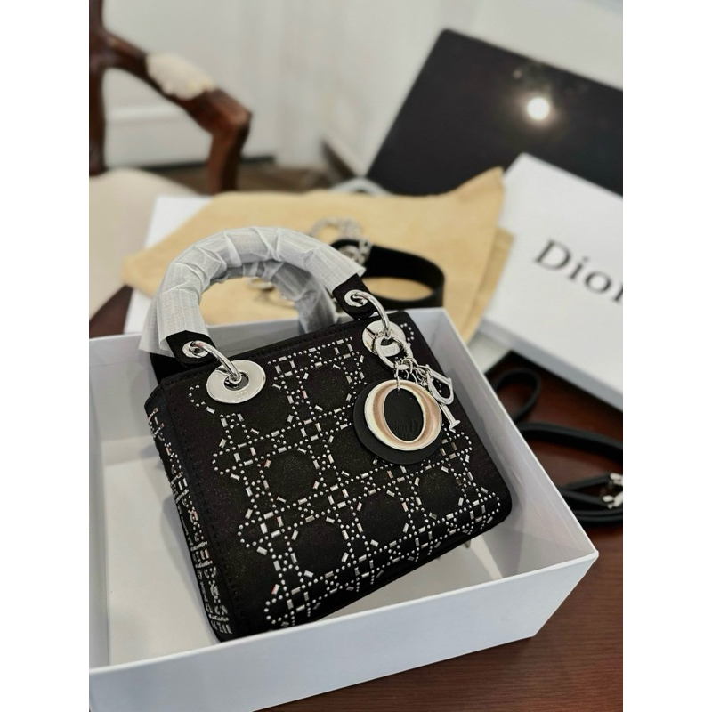 Dio.r lady đính đá mới siêu đẹp, đầm tay bản 2 dây mới size 18 fullbox