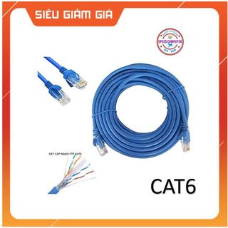 Dây mạng Cat6 FTP chống nhiễu (cáp lan) bấm sẵn 2 đầu RJ45 dài 10m - 25m