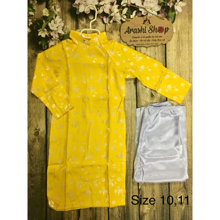 Áo dài truyền thống size đại vải Thái Tuấn 25-36kg