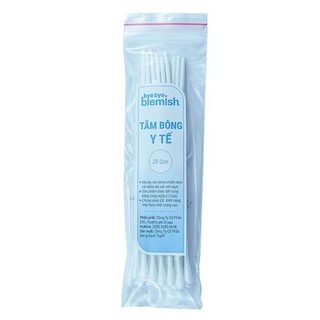 Tăm bông byebye blemish 20 que chấm mụn