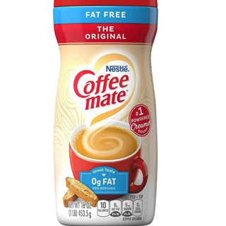 Bột kem sữa không đường coffee mate fat free the original powder coffee creamer 453.5g