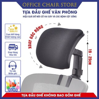 Tựa đầu ghế văn phòng, phụ kiện gắn thêm cho ghế. Hàng cao cấp. Biến ghế thành ghế công thái học