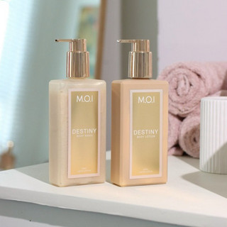 Combo sữa rửa mặt, sữa tắm, sữa dưỡng thể hương nước hoa destiny moi cosmetics hồ ngọc hà