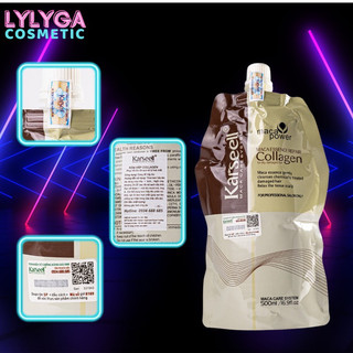 Hấp ủ tóc collagen 500ml phục hồi tóc siêu mượt( có sẵn)