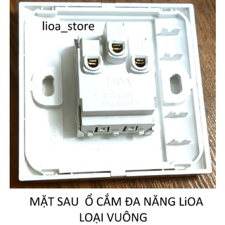 Ổ CẮM ĐA NĂNG VUÔNG LiOA