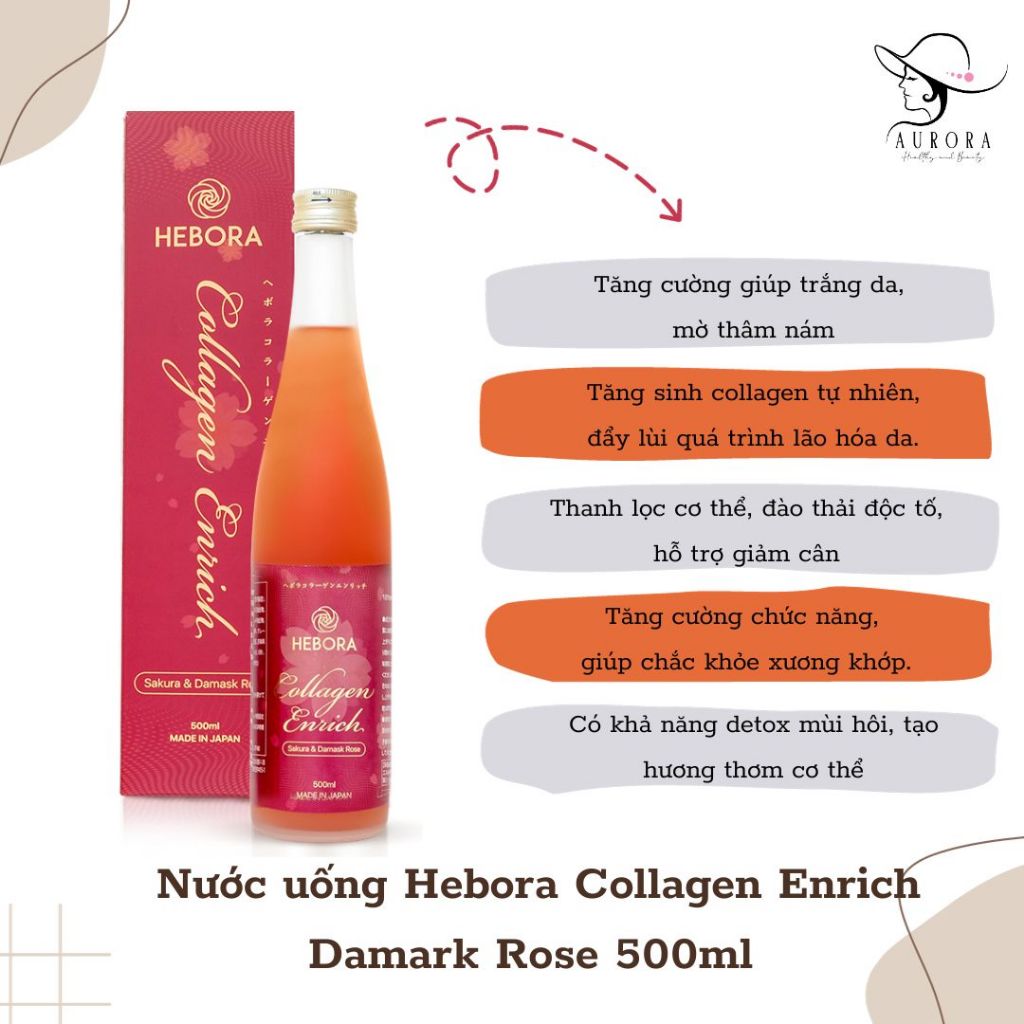 Nước uống Hebora Collagen Enrich