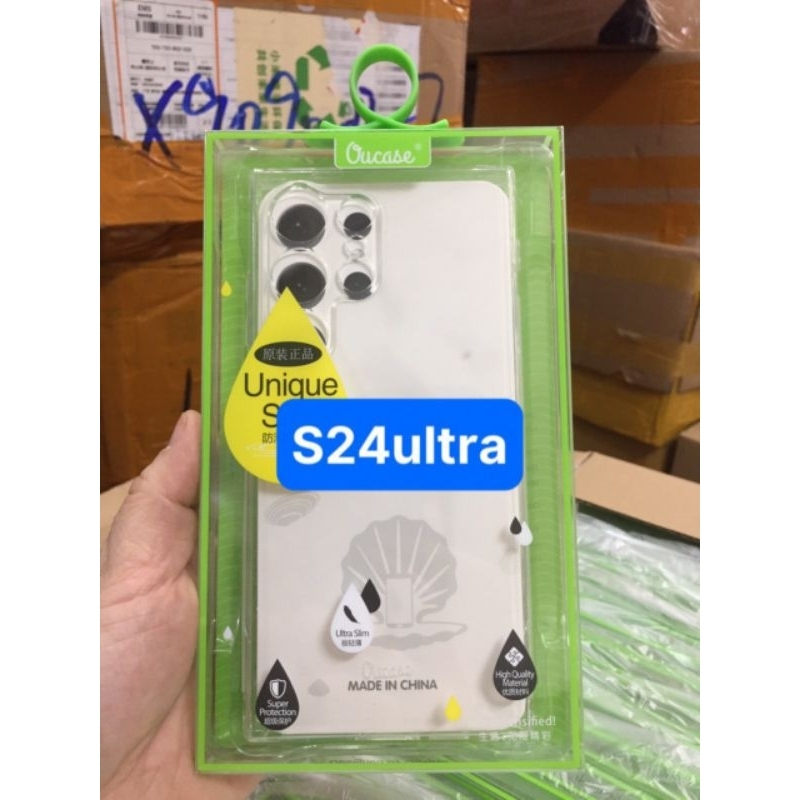 Ốp lưng ou case cho samsung S24 ultra,S24 plus,S24 ốp dẻo trong suốt