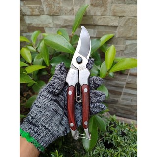 Kéo cắt cành cao cấp cán áp gỗ 100%