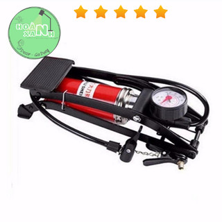Bơm hơi đạp chân mini - bơm hơi đạp chân 1 pittong bơm xe đạp, xe máy tiện lợi dễ sử dụng hx295