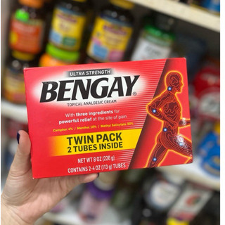 Set 2 tuýp kem xoa bóp Bengay Mỹ Ultra Strength 113g