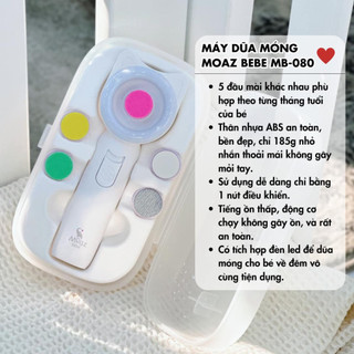 Máy Dũa Móng Tay Cho Bé Moaz BéBé MB-080 - VINAQUICK
