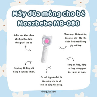 Máy Dũa Móng Tay Cho Bé Moaz BéBé MB-080 - VINAQUICK