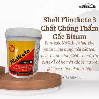 Sơn chống thấm sell flintkote no.3- chất chống thấm gốc bitum đàn hồi một thành phần, chống thấm hồ cá, chống thấm hnước