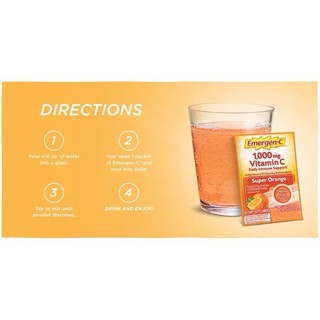 [ Date 2026 l.ẻ] Gói bột vitamin C Emergen 1000mg