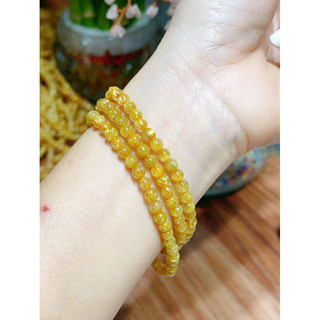 Chuỗi thạch anh tóc vàng size 4,5-5 li