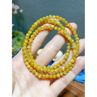 chuỗi thạch anh tóc vàng size 4,5-5 li