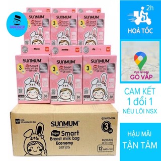 Túi trữ sữa Sunmum hàng chính hãng an toàn tiện lợi với dung tích : 100 ml -150ml -250ml